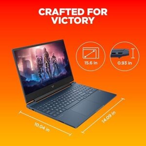 HP Victus Gaming Laptop, AMD Ryzen 5 5600H, AMD 4GB Radeon RX 6500M Graphics, 15.6-inch (39.6 cm), FHD, IPS, 8GB DDR4, 512GB SSD, Backlit KB, B&O (Win 11, Blue, 2.29 kg), fb0147AX, fb0184ax